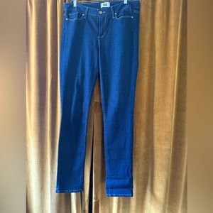 Paige Denim Skyline Skinny Jeans - Dark Rosalyn Wash